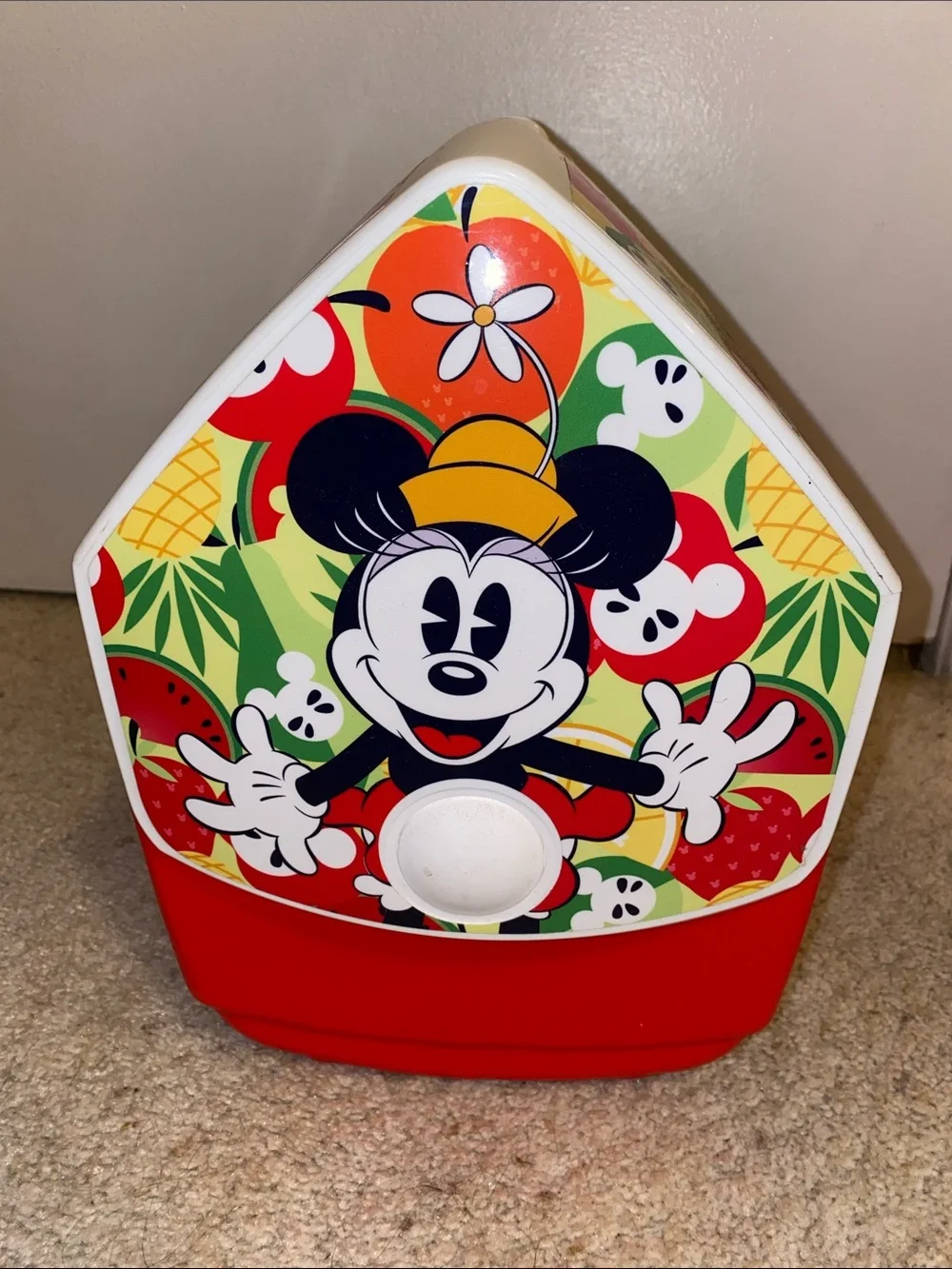 minnie and mickey pop pal 7 quart igloo cooler